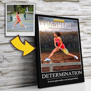 "Broken Ground" Custom Tennis Wall Art