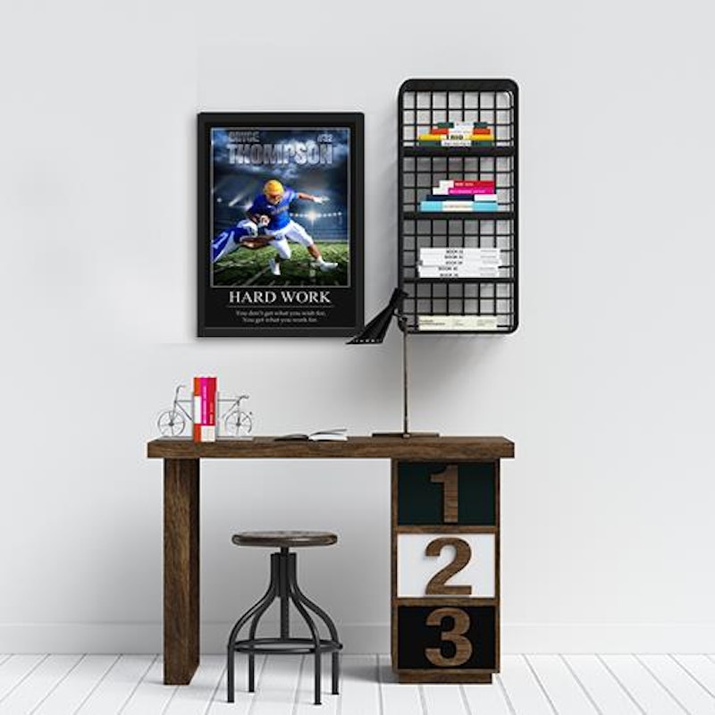 Custom motivational sports poster 