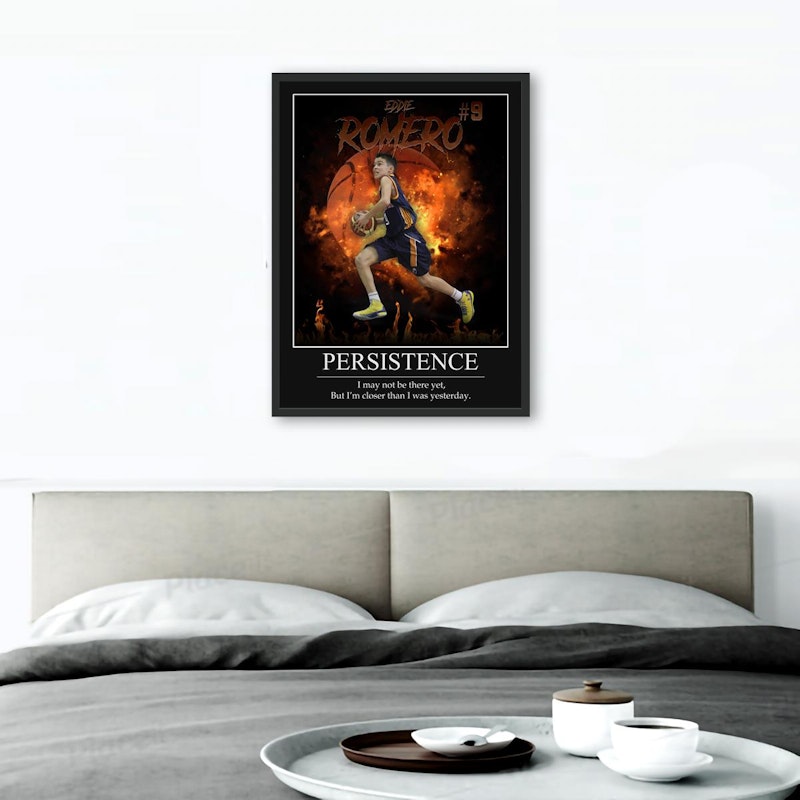 Custom motivational sports poster 