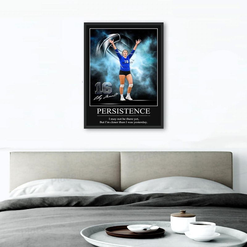 Custom motivational sports poster 