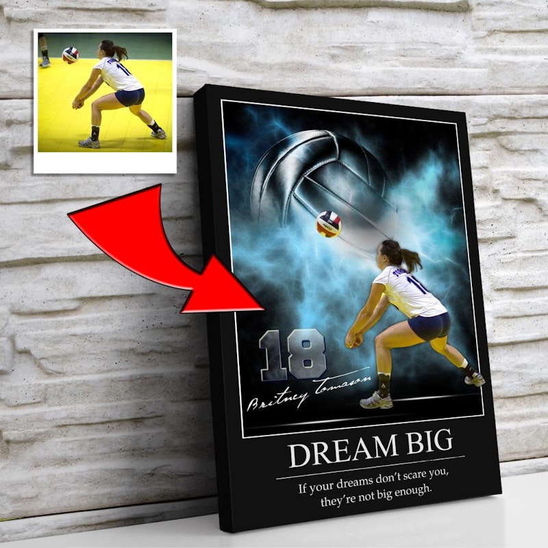 Custom motivational sports poster 