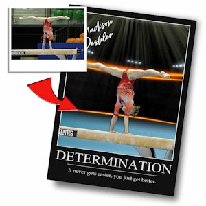 "Spotlight" Custom Gymnastics Wall Art