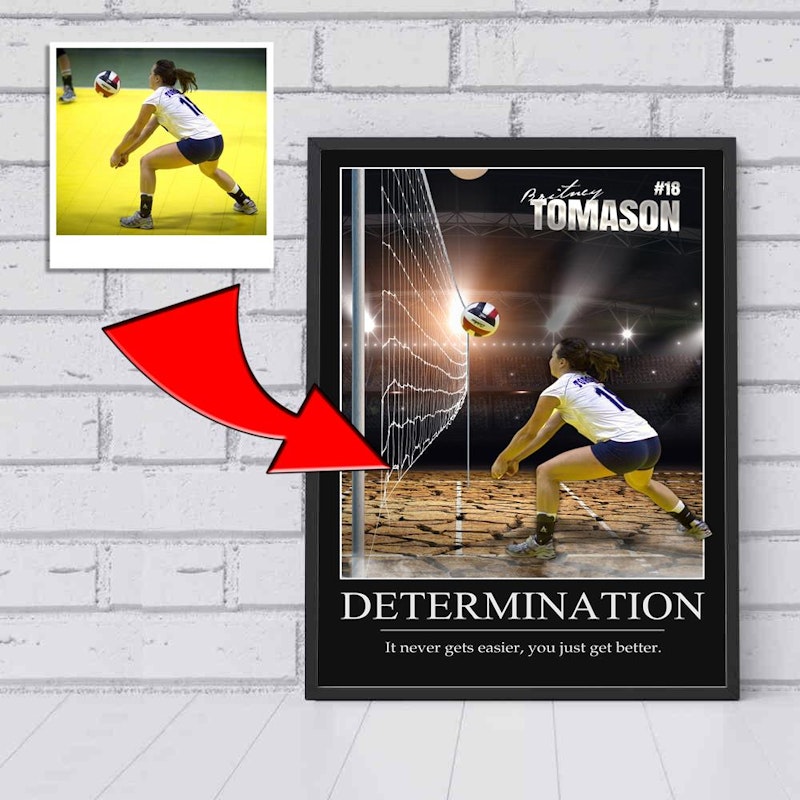 Custom motivational sports poster 