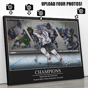 "Memories" Custom Hockey Wall Art