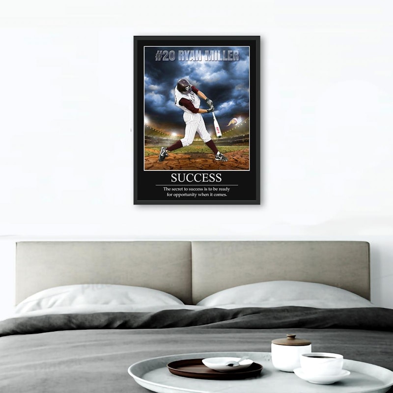 Custom motivational sports poster 