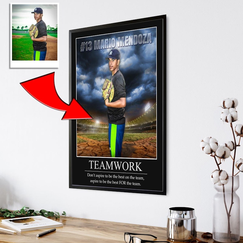 Custom motivational sports poster 