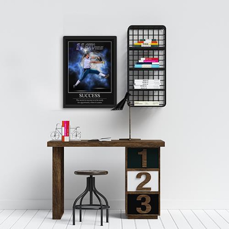 Custom motivational sports poster 