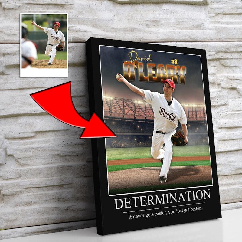 Custom motivational sports poster 