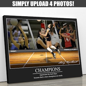 "Memories" Custom Volleyball Wall Art