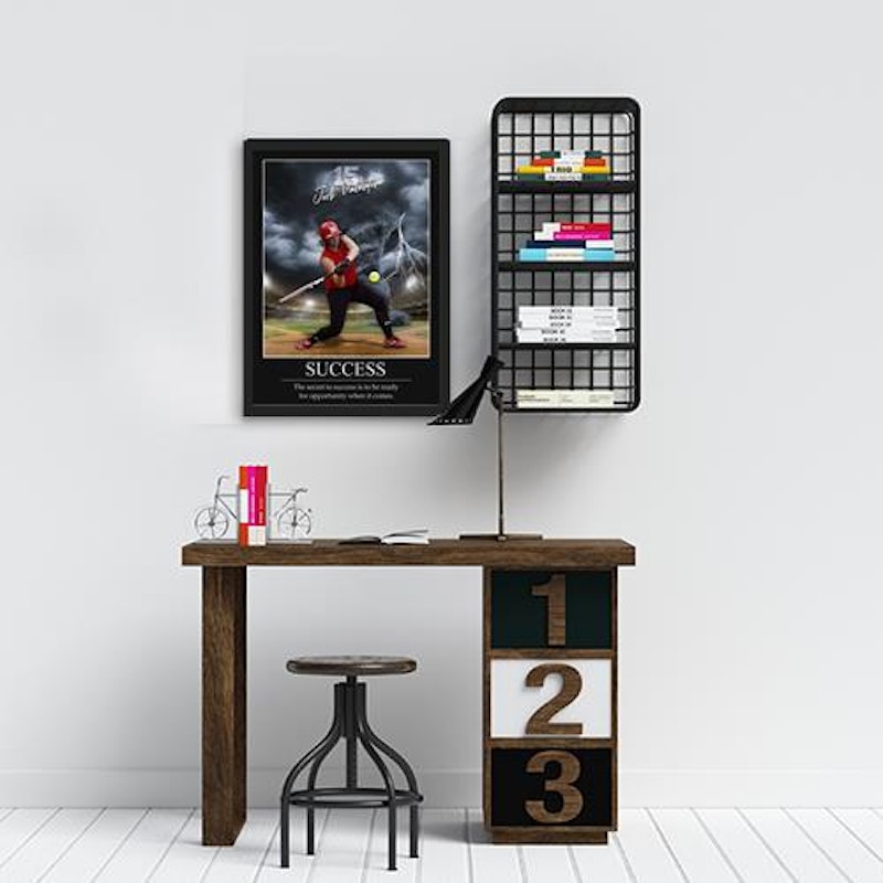 Custom motivational sports poster 