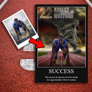 "Outrun The Storm" Custom Track Wall Art