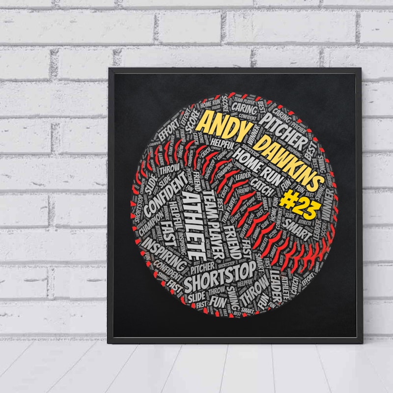 Custom motivational sports poster 