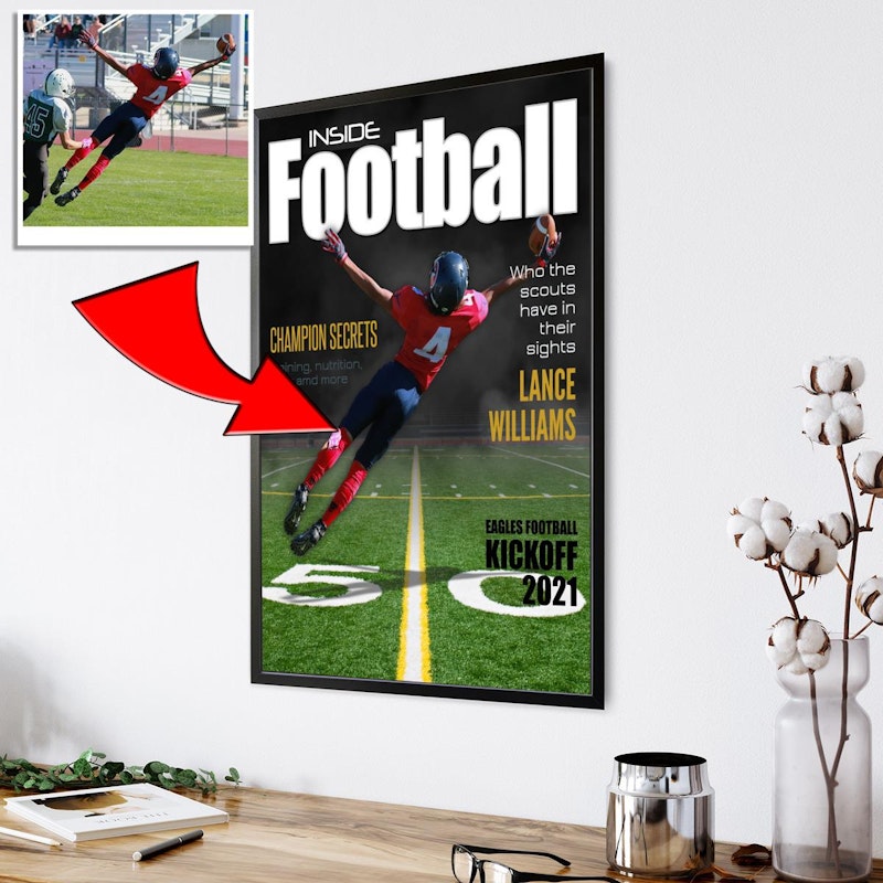 Custom motivational sports poster 