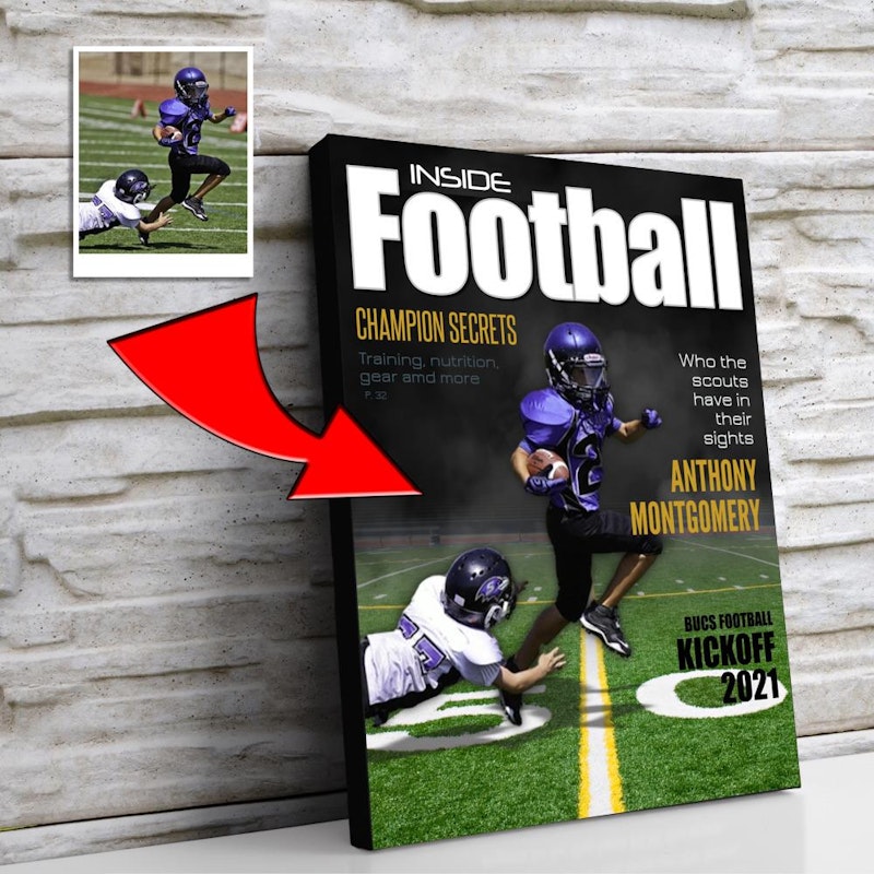 Custom motivational sports poster 