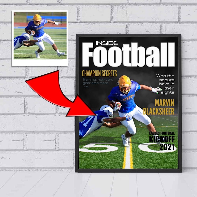 Custom motivational sports poster 