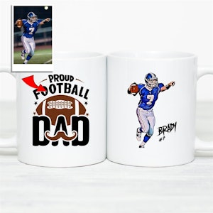 Football Dad Custom Player Mug