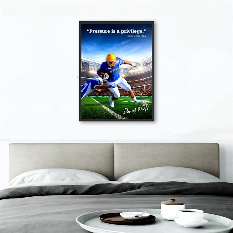 Custom motivational sports poster 