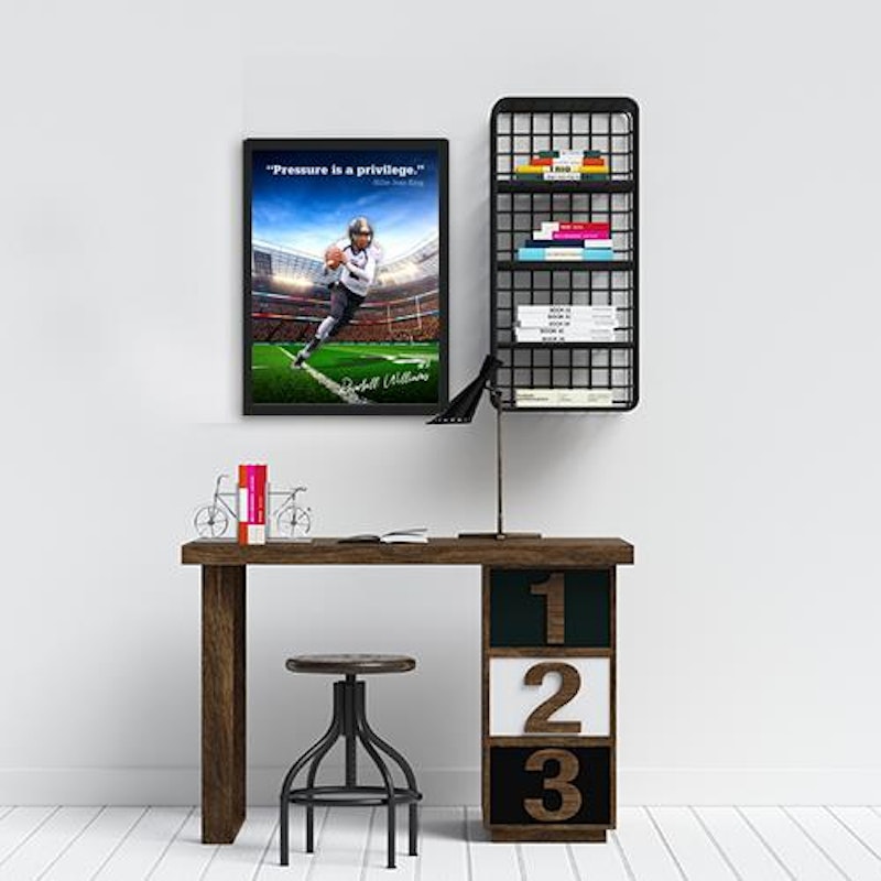 Custom motivational sports poster 