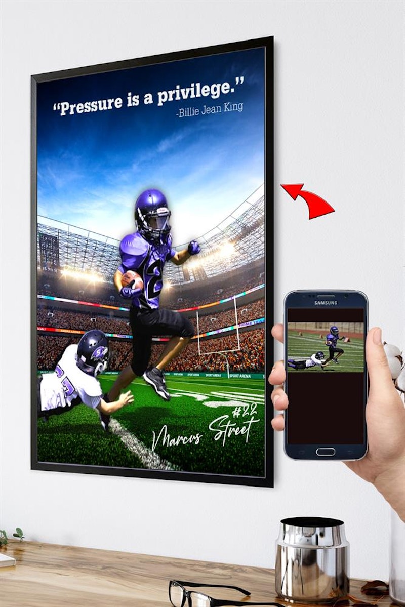 Custom motivational sports poster 