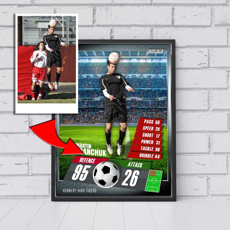 Custom motivational sports poster 