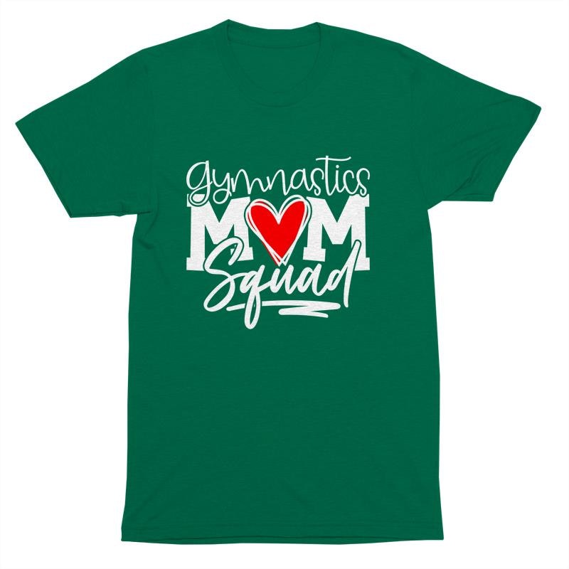 Green Gymnastics Mom Short Sleeve T-shirt